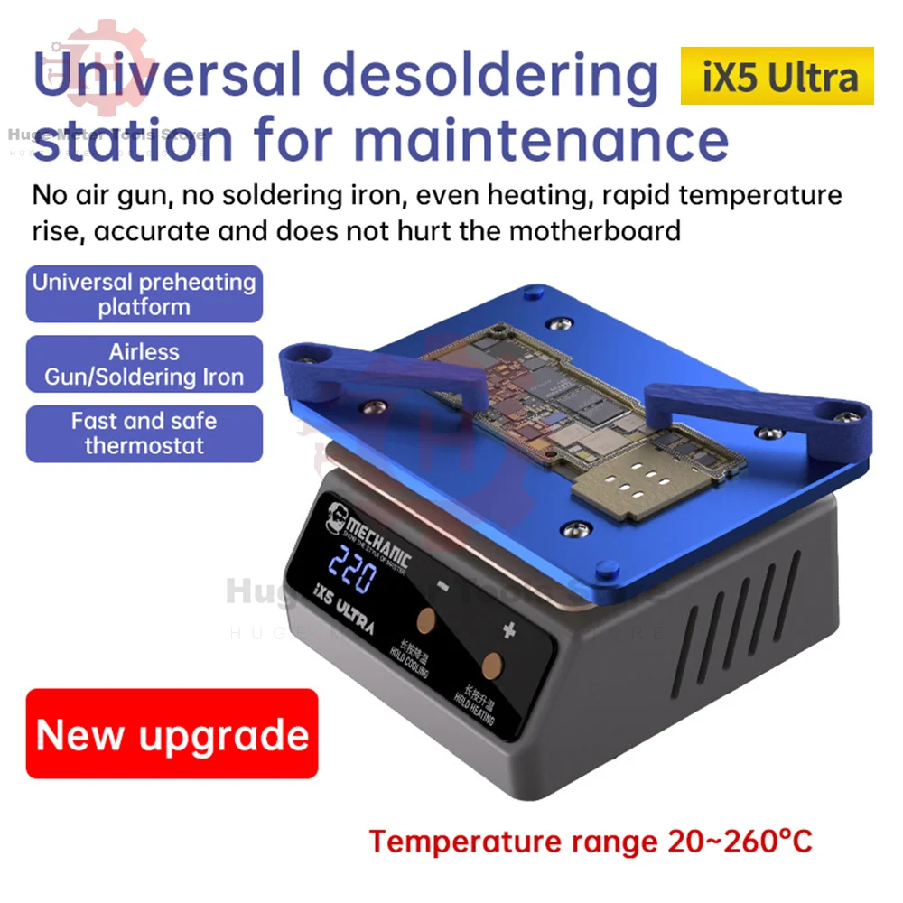 IX5 Ultra Preheating Layering Platform for Motherboard Layering Tin Planting Glue Removal Heating Table Tool Diy Chip Welding