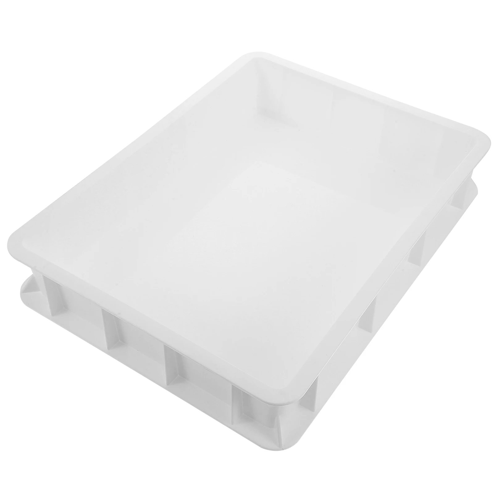 

Dough Protection Box Bakery Proofing Tray Pizza Container with Lid Storage Professional Plastic Space-saving