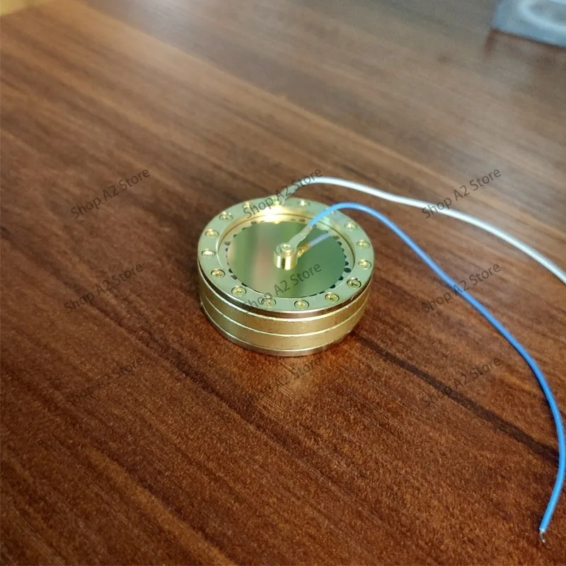 34mm Gold-Plated Large Diaphragm Condenser Microphone Capsule, Universal Mic Core Replacement Part for Recording Studio