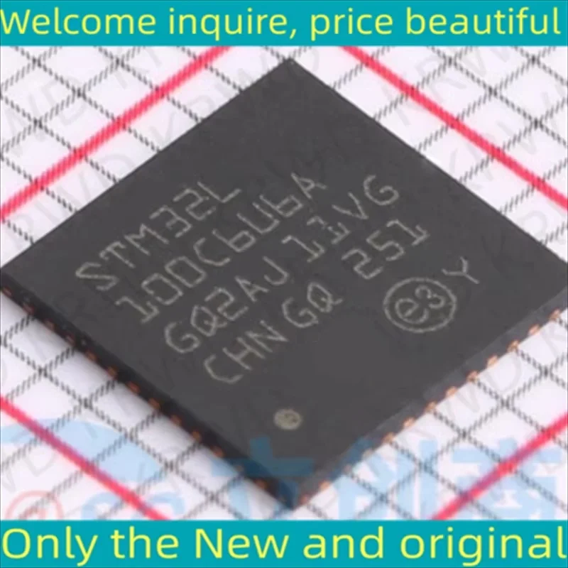 3PCS STM32L100C6U6A  New and Original Chip IC QFN48 STM32L100C6U6A STM32L100C6U6 STM32L100C6U STM32L100C6