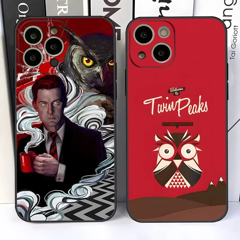 Twin Peaks Phone Case For 14 Pro Max For Iphone 16 15 13 14 12 Mini 11 Xr X Xs Pro Max 8 7 Plus Back Cover