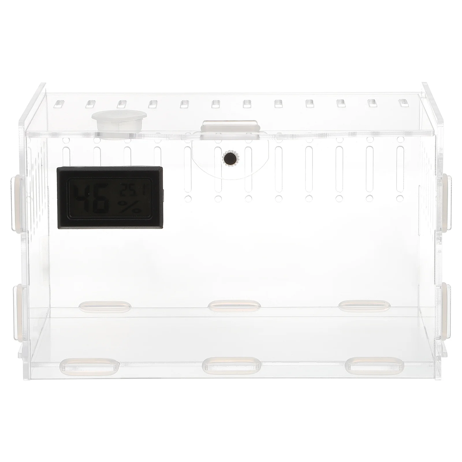 

Acrylic Transparent Reptile Box Easy Assemble Lightweight for Transport Breeding Feeding Spider Scorpion Gecko Insect Snake