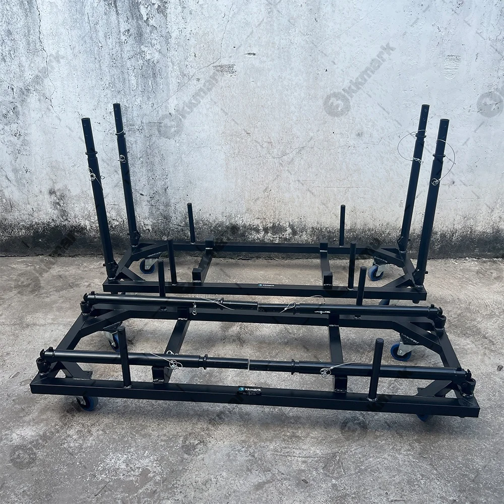 Kkmark Nuovo 5ft 8ft 9ft 10ft Pre Rigging Trussing System Gambe telescopiche estese Schermo LED Luci a testa mobile PRT Pre Rig Truss