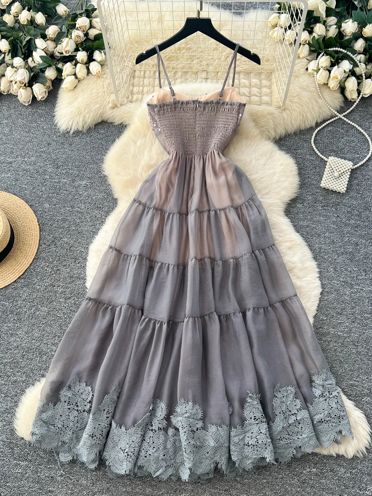 تنورة طويلة من In iny Sequin بحزام Me Dr للصناعات الثقيلة وخصر عالي وخصر على شكل حرف a للصيف Ci Commute للسيدات...