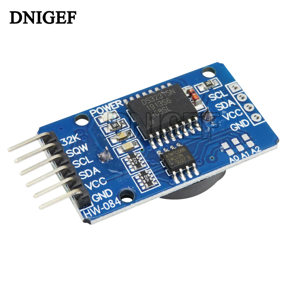 DNIGEF DS3231 AT24C32 IIC Precision RTC zegar czasu rzeczywistego moduł pamięci dla Arduino
