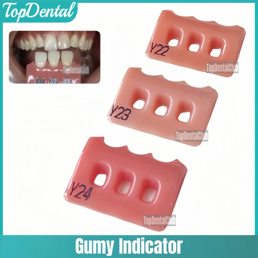 

Gumy Gingival Color Dental Gumy Indicator Pink Shade Gingiva Shade Guide Similar With SHOFU Tri-Color PN7040