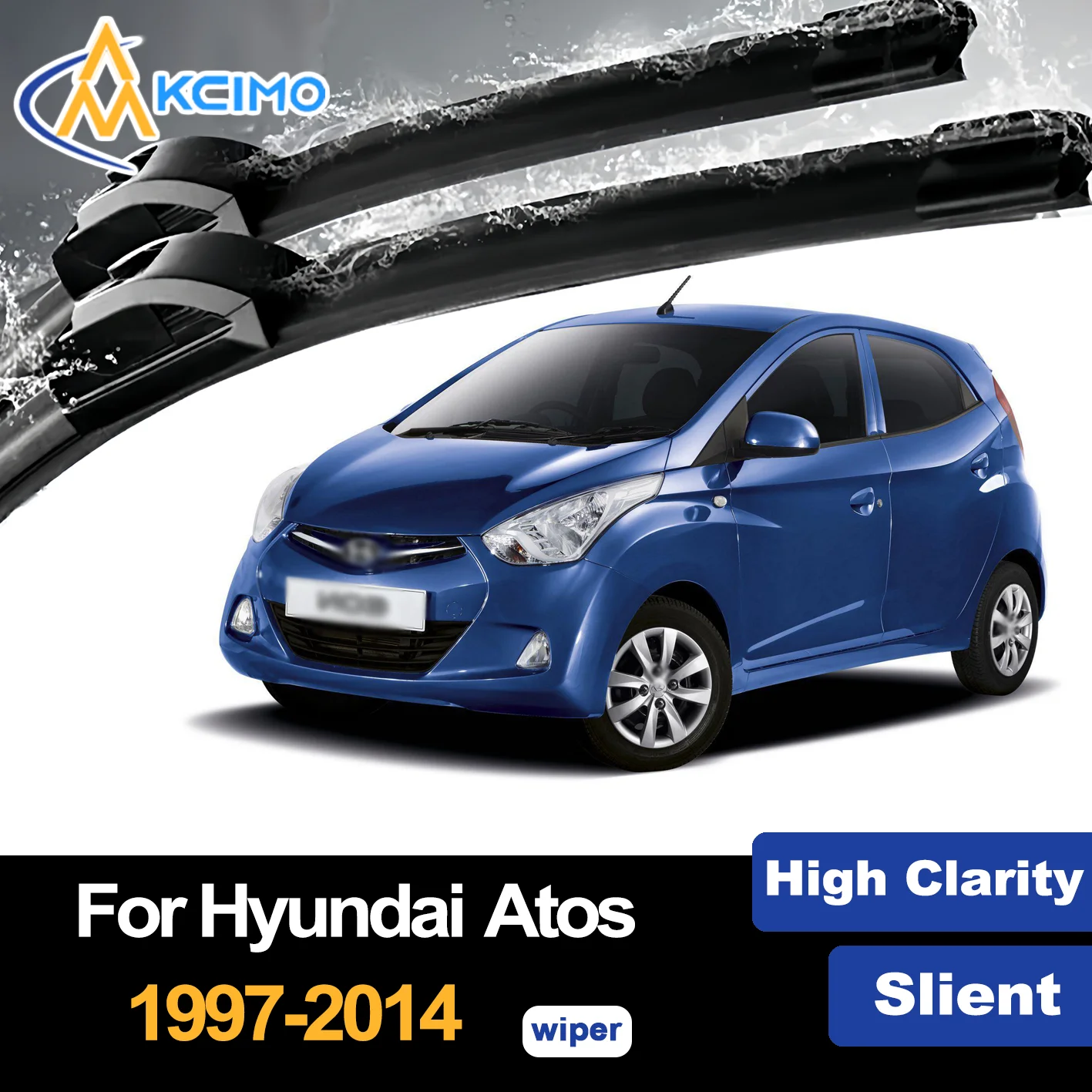 

For Hyundai Atos FF MX 1997–2014 1998 1999 Hyundai Amica Front Wiper Blades Car Windscreen Windshield Window Wiper Accessories