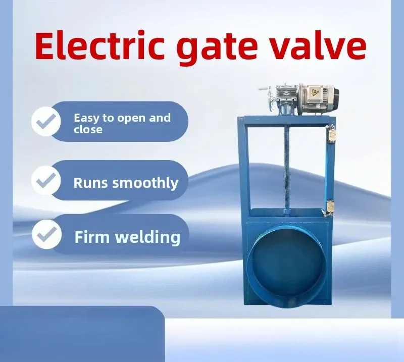 Durable Stainless Steel Slide Gate Valve Manual Pneumatic Electric For Sewage Material Flow Regulation