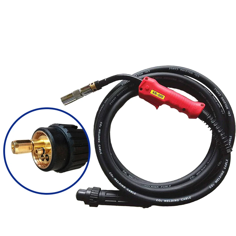 Best Sell European Model 500A Mig Welding Torch CO2 Gas Shielded Welding Torch