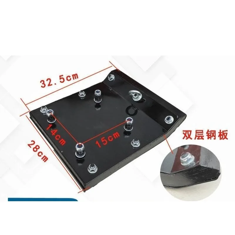 Impact rammer accessories Wooden rammer board assembly, circular vibrating baseplate, road electrical maintenance