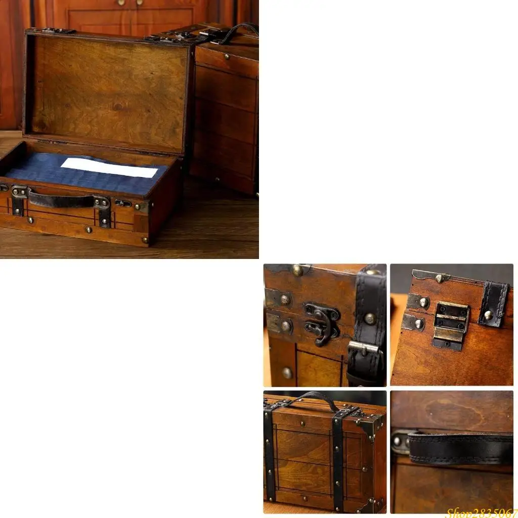 

Fashionable Antique Styles Storage Case Home Accessory for Jewelry and Small Items with Decorative Appeal 831F