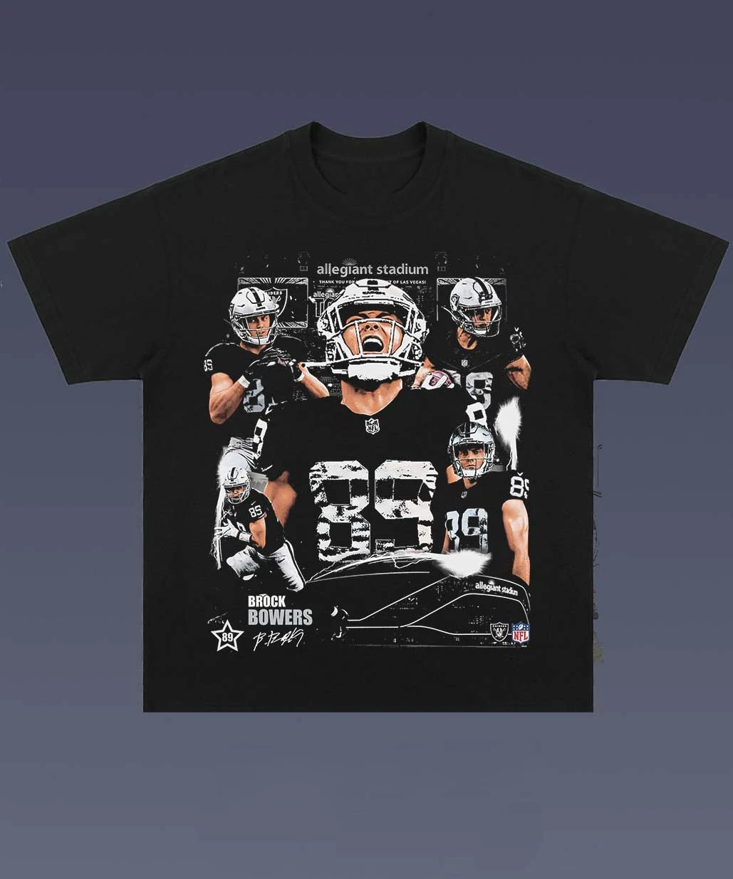 Fußball-Sport-Star-Vibe Grafik-T-Shirt Unisex Herren Damen Kurzarm Casual Mode Streetwear T-Shirt – Detail 5