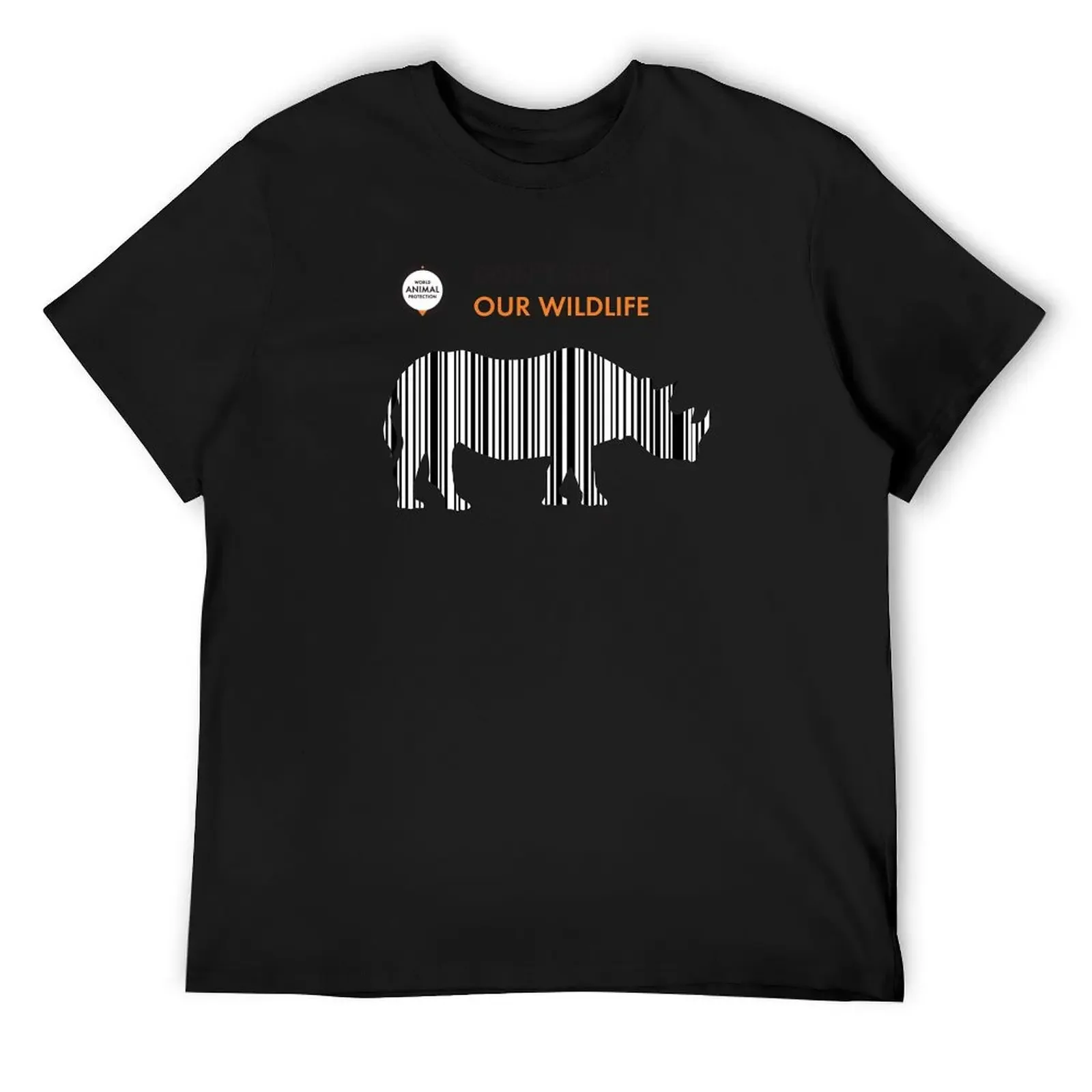 Rhino - Don't sell our wildlife T-Shirt summer tops sports fans tops plus sizes funny t shirts men