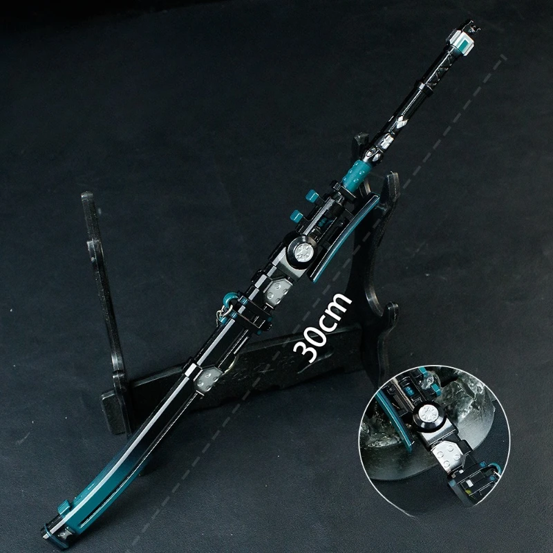 โมเดลงานฝีมือโลหะขนาด 30 ซม. จากเกม Zenless Zone Zero พร้อมปลอกดาบ ของตกแต่งตั้งโต๊ะ ของขวัญวันเกิด ของเล่น