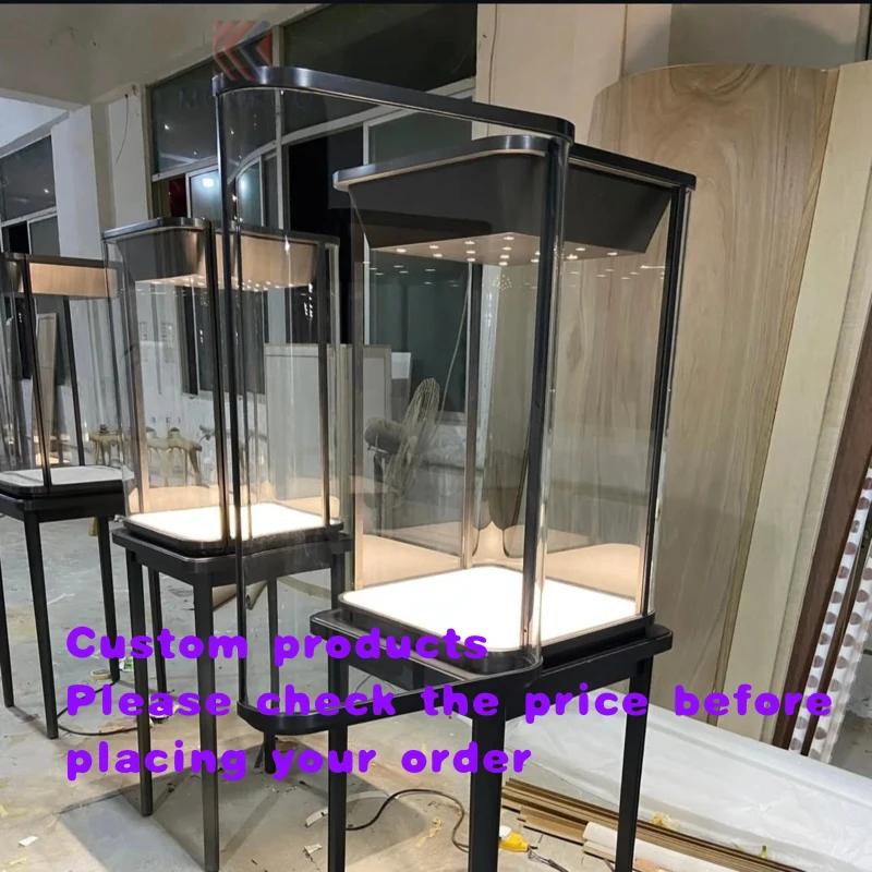 

custom.MOOKOO Роскошная подставка-витрина с изогнутым стеклом