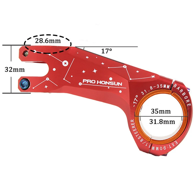 Road/Mountain Bicycle Stem 31.8*28.6MM CNC Aluminum Alloy 90MM XC MTB AM Bicycle Handlebar Stems Parts Bike Accessories