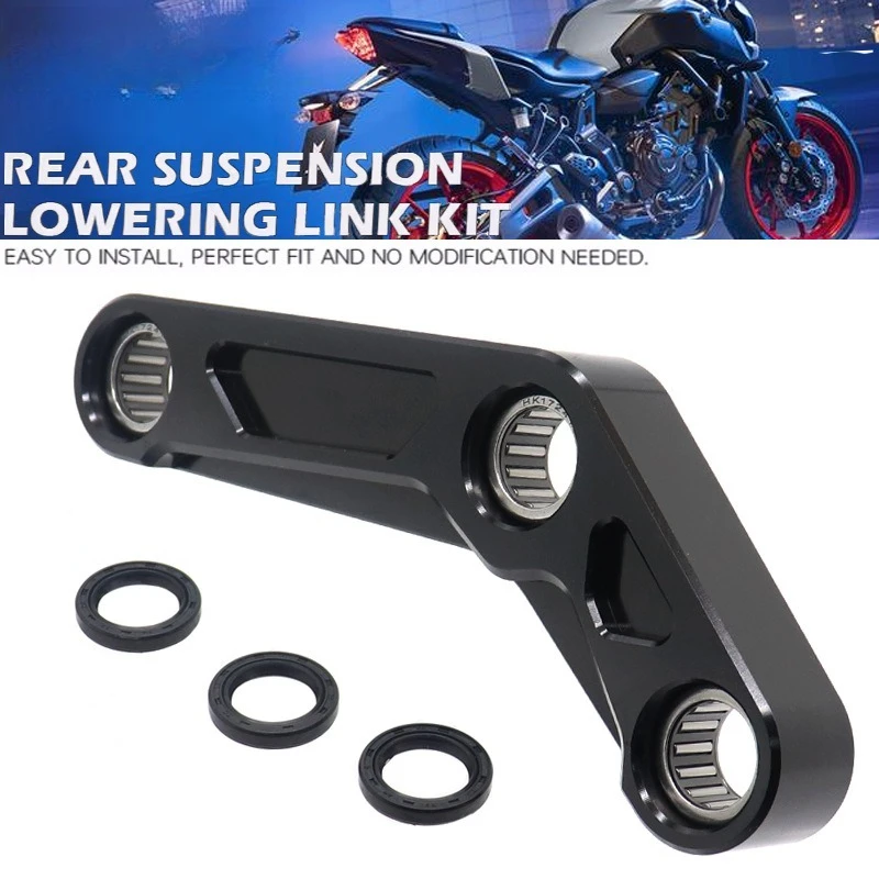 Kit de bieletas de descenso para motocicleta YAMAHA MT07 FZ07 XSR700 2014-2022 YZF R7, conexión de amortiguador de suspensión trasera MT FZ 07 XSR