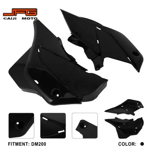 

For Italika DM200 Motorcycle Middle Side Panel Frame Guard Body Cover Protector PP Motorcross Accessories Electric Dirt Bike