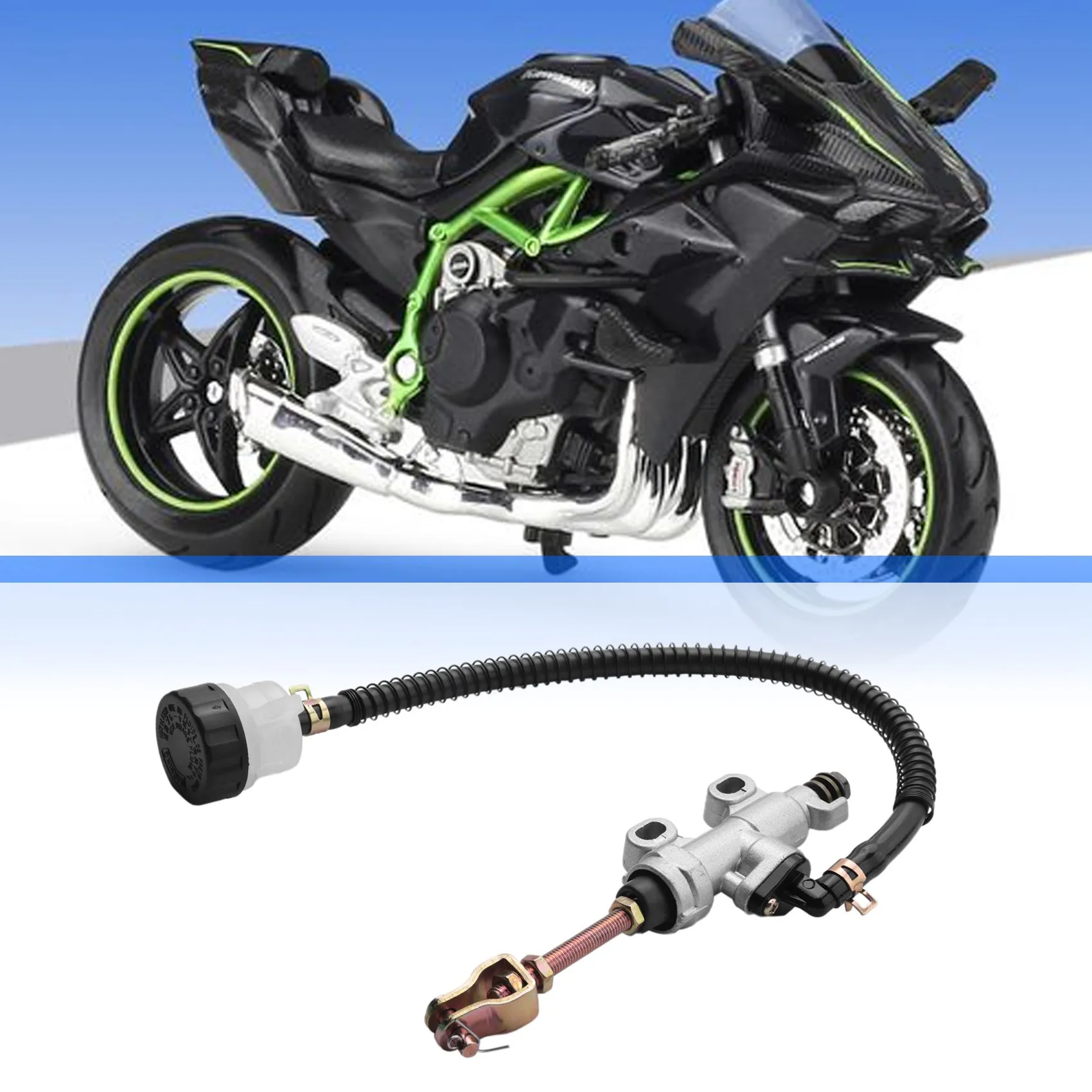 Easy To Use Motorcycle Universal Foot Brake Hydraulic Pump For Kawasaki Honda Rear Brake Master Cylinder Pump Moto