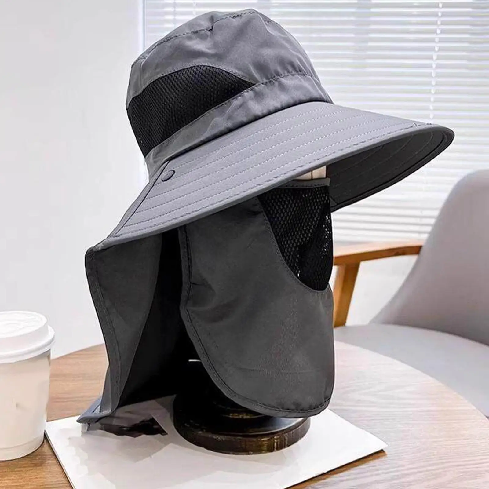UPF 50 Breathable Adjustable Lightweight Fishing Hat Outdoor Gardening Summer for Hiking Camping Backpacking Travel Sports Beach