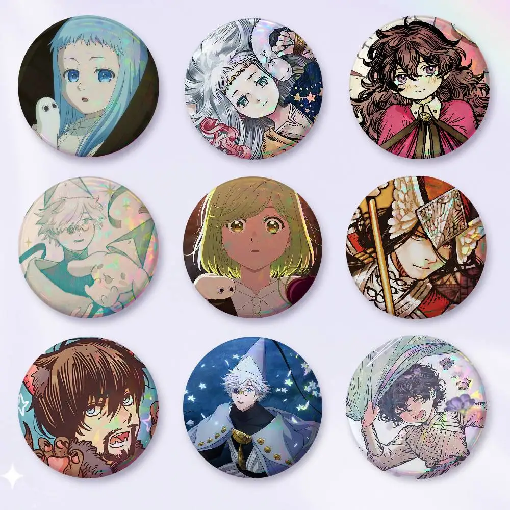 A-Witch Hat A-Atelier Badge On Backpack Accessories Manga Icons Pins Round Cartoon Brooches For Clothes Bag Decor Gifts