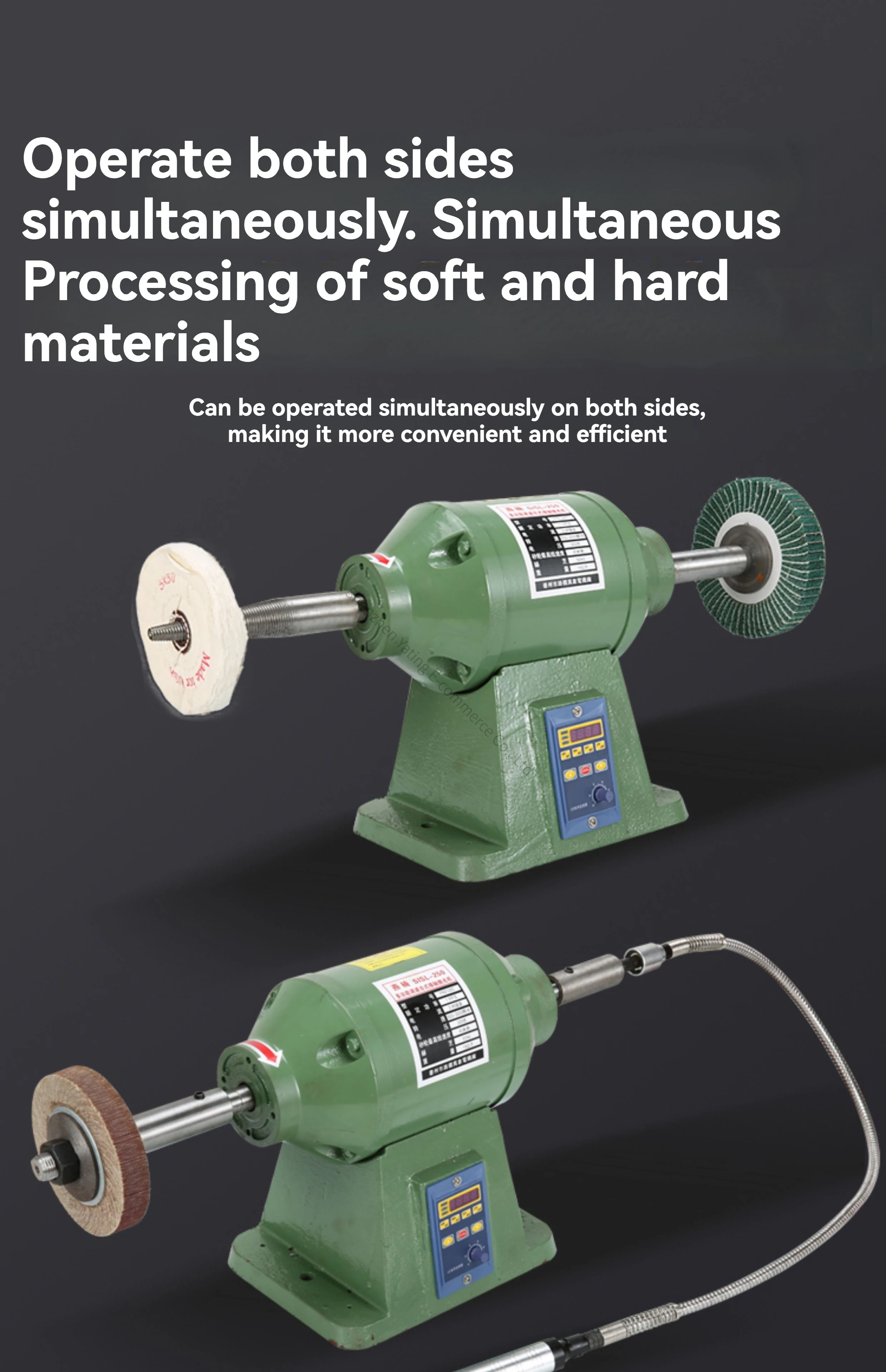 220v 1500w Electric Polisher Grinding Machine Acrylic Stainless Steel Polishing MachineHousehold Polishing Machine