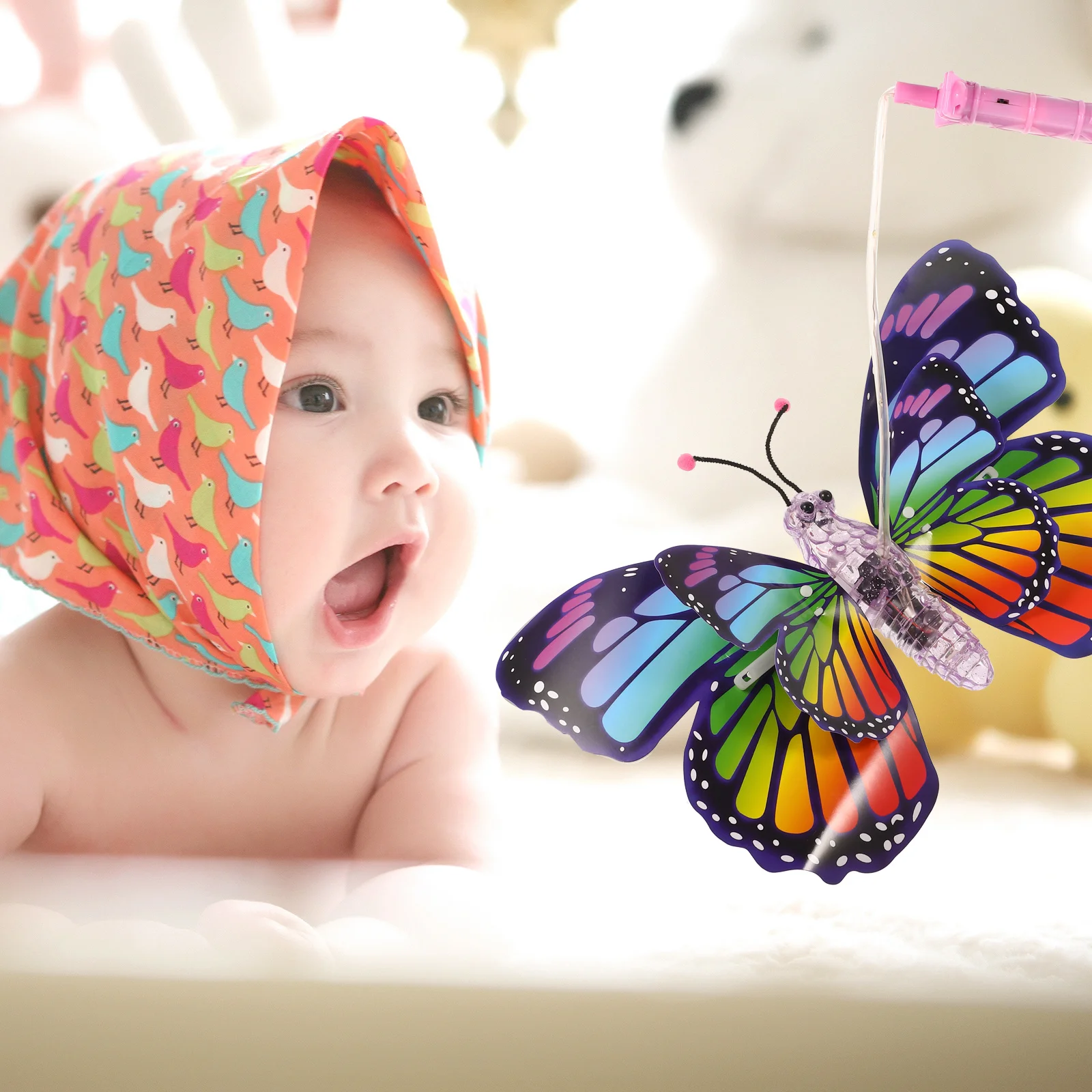 Lanterne électrique Portable scintillante pour enfants, jouet mignon de dessin animé, lumière clignotante, éducatif, coloré, cadeau amusant