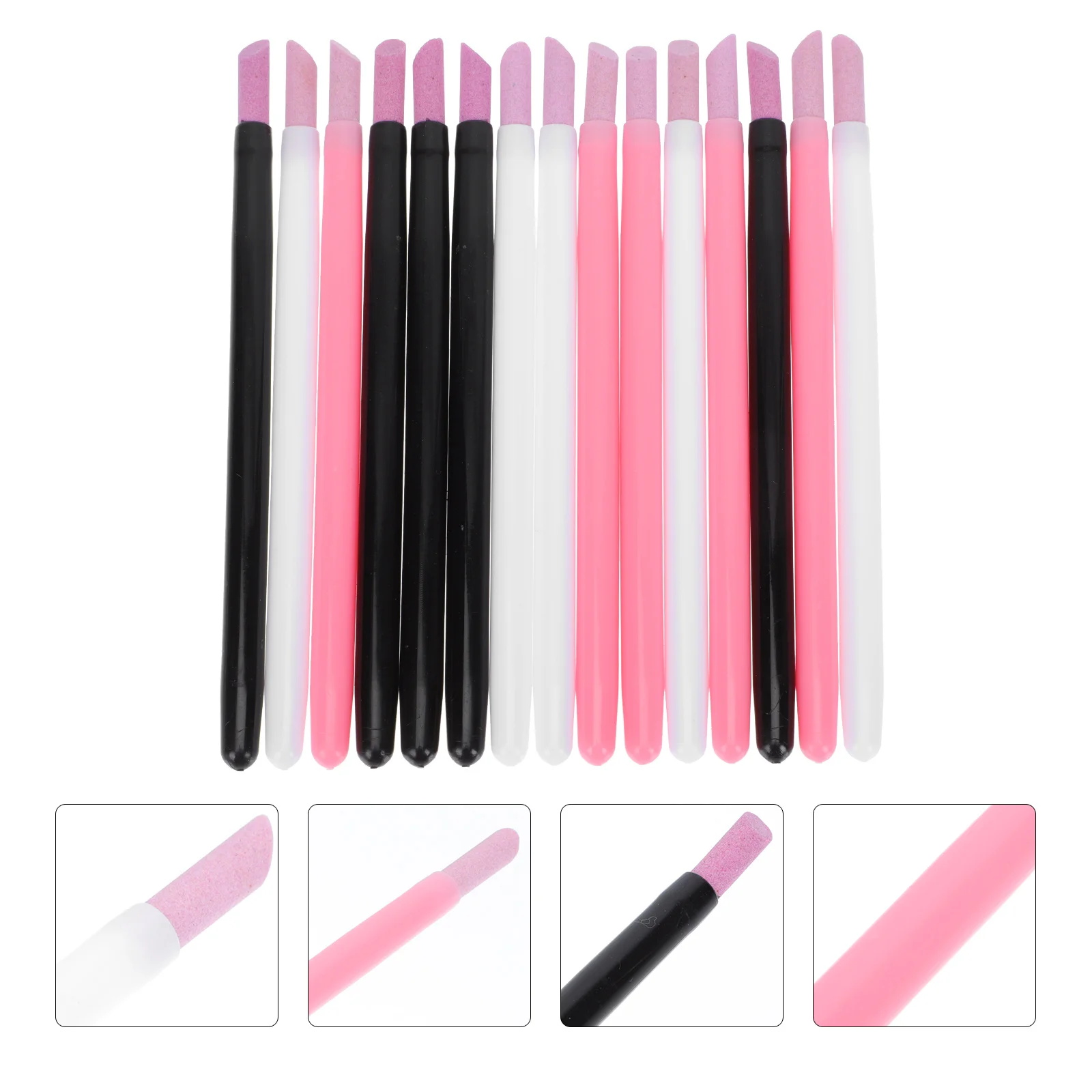 

15 Pcs Nail Quartz Pen Durable Exfoliating Multifunction 135x1cm Beauty Tool Practical File Repair