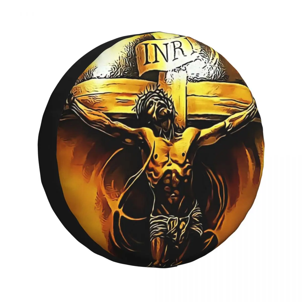 CHRISTIAN ART Tire Cover Wheel Protectors Weatherproof Universal for Jeep Trailer RV SUV Truck Camper Travel Trailer