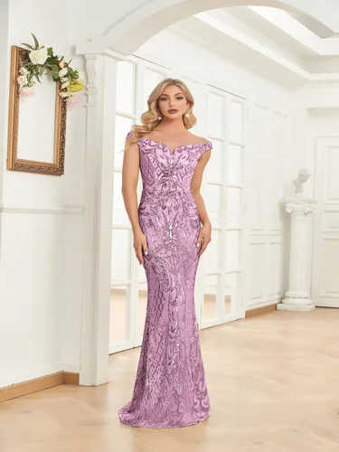 Vestidos de Noche saudíes de lentejuelas de lujo, vestidos largos elegantes hasta el suelo con un hombro para mujer árabe, vestidos formales de sirena para fiesta de graduación