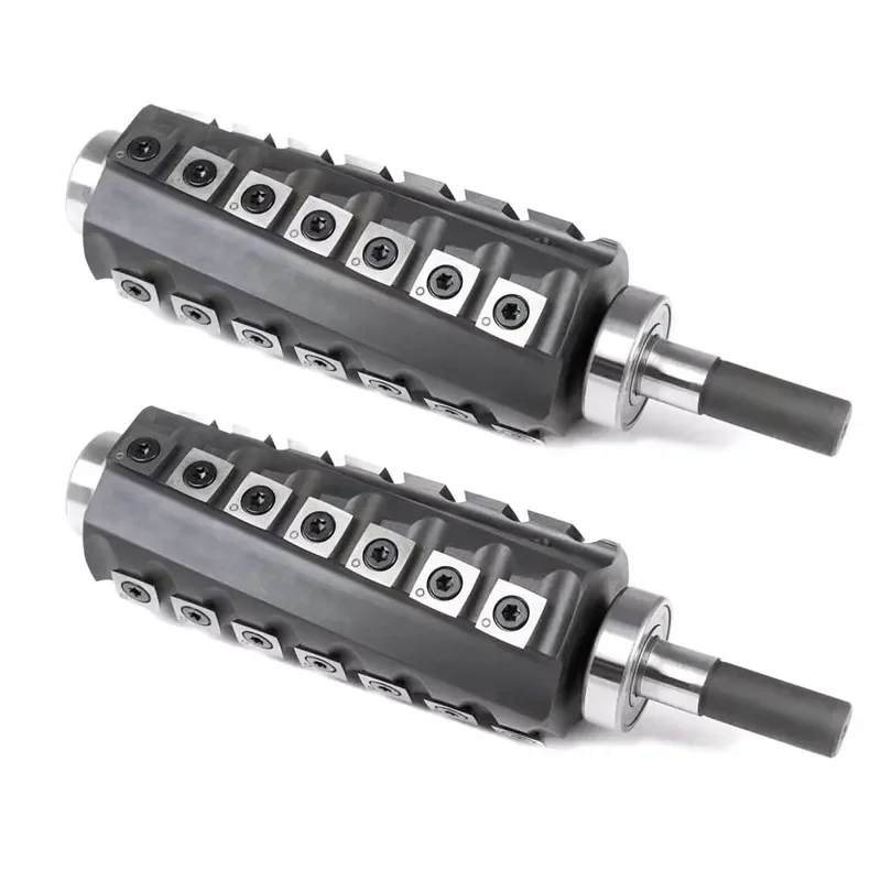 Adjustable Spiral Cutter Head for Wood Planer Machine Tungsten Carbide Tipped Knives Replacement Parts for Woodworking