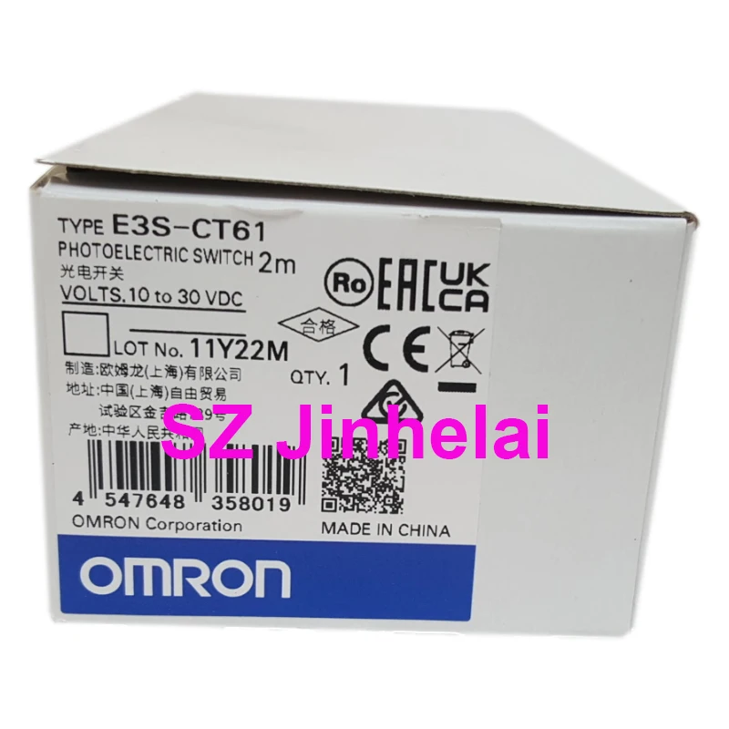 OMRON E3S-CT11 CT61 AT61 Autentico Originale Sensore Fotoelettrico Interruttore Della Luce Prezzo Sensore di Prossimità Ottico 2M PNP