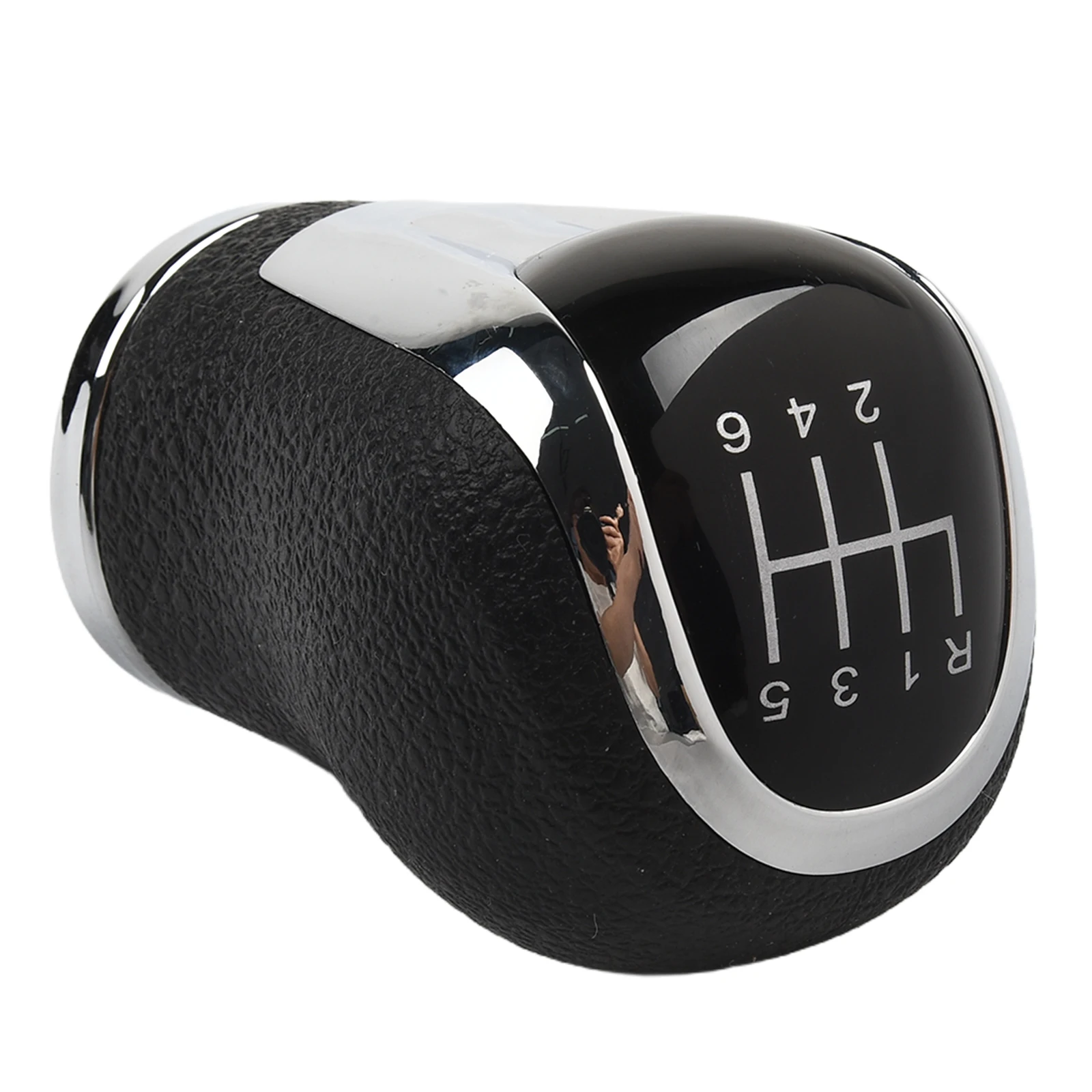 

As Shown Leather Gear Shift Knob Automatic Shift Lever Cover Direct Replacement Knob Compatible With Multiple Models