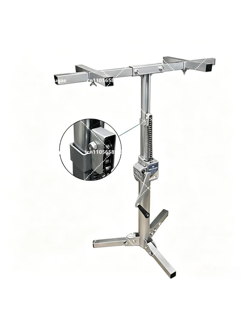 Stainless Steel Wall Mount Bracket for Bathroom Cabinet Installation - Folding Lift Support Hardware