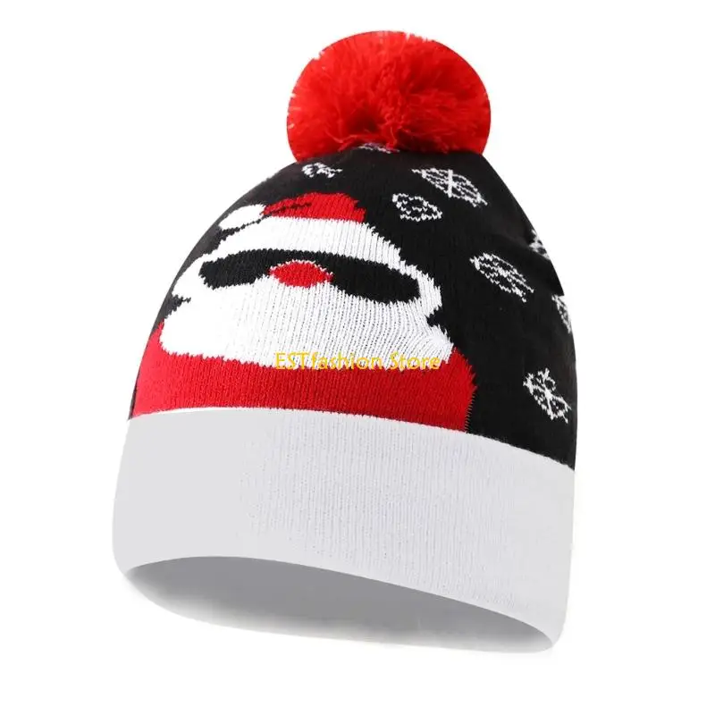 Y5GC Unique Christmas Hat Santa Art Design Handcrafted Lightweight Accessory