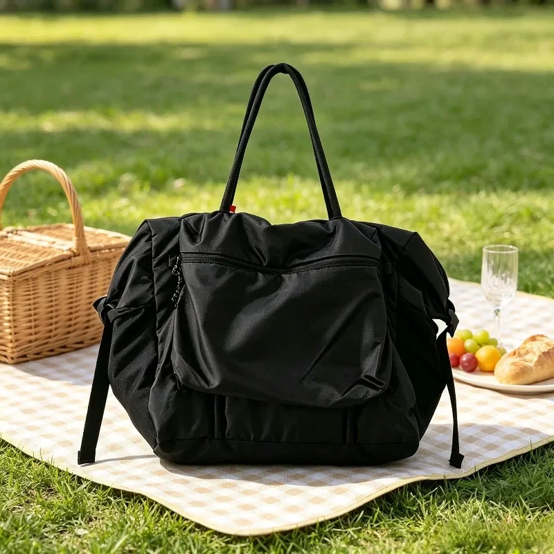 2026 New 35L Sports Crossbody Bag Waterproof, Lightweight, Large Capacity Single Shoulder Handheld Nylon Fitness Yoga Travel Bag