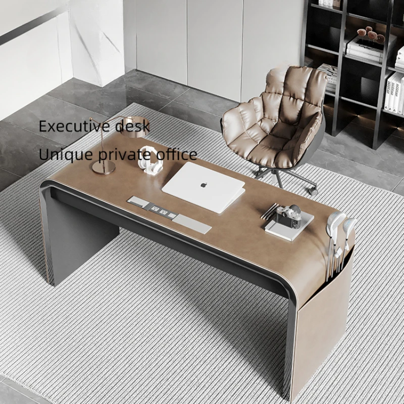 Design Master Bedroom Office Desk Domestic Computer Modern Light Luxury Minimalism Office Desk Escritorios Work Furniture QF50OD