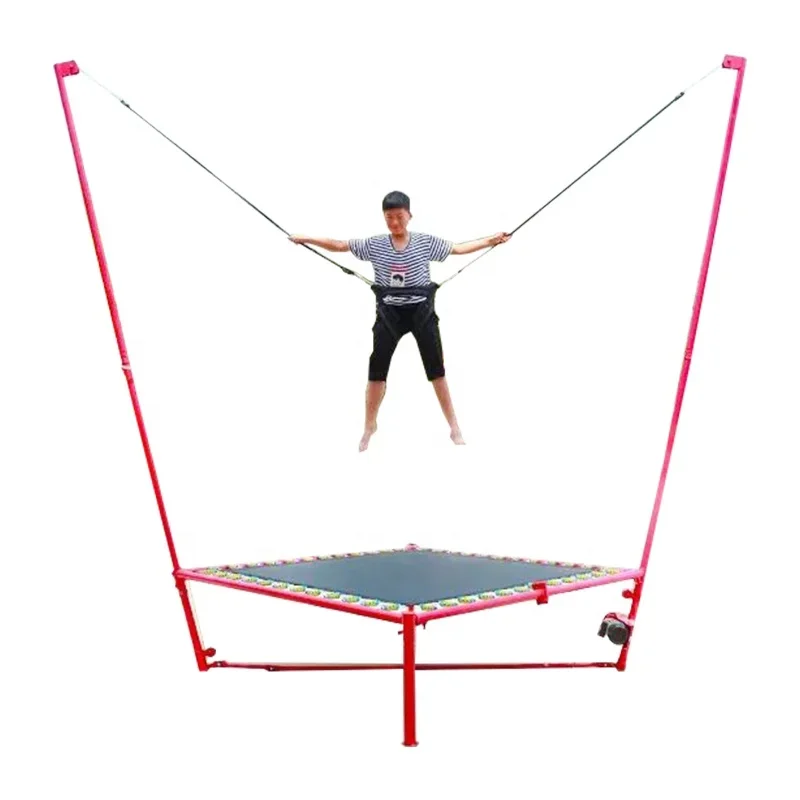 

High Quality Best Price Electric Kids Bungee Jumping Trampoline Indoor Outdoor Play Commercial Usage Shopping Mall Parks Play