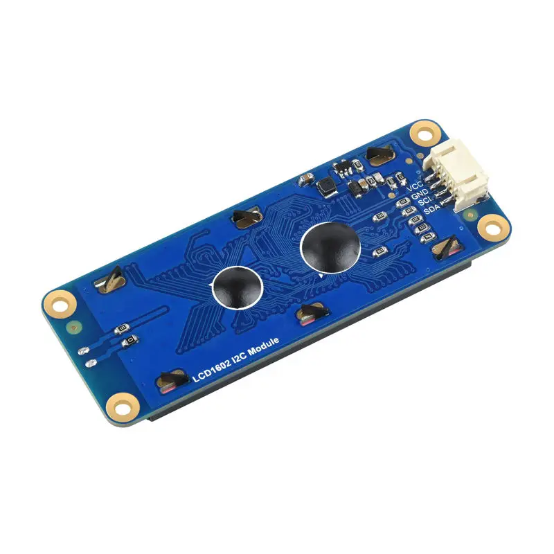 LCD1602 I2C Module 16x2 Character LCD Display, Suitable for Raspberry Pi/Pico/STM 3.3V/5V Compatible with Blue Background and wh