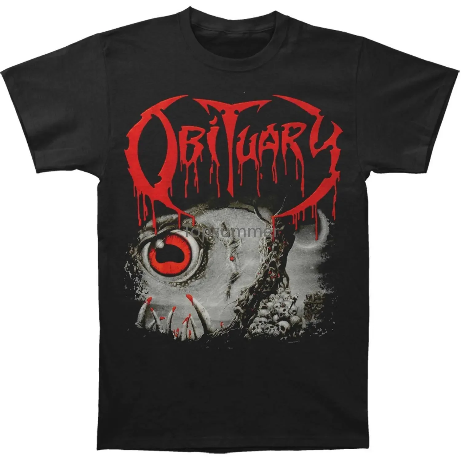 Черная Мужская футболка с изображением непривычной причины смерти