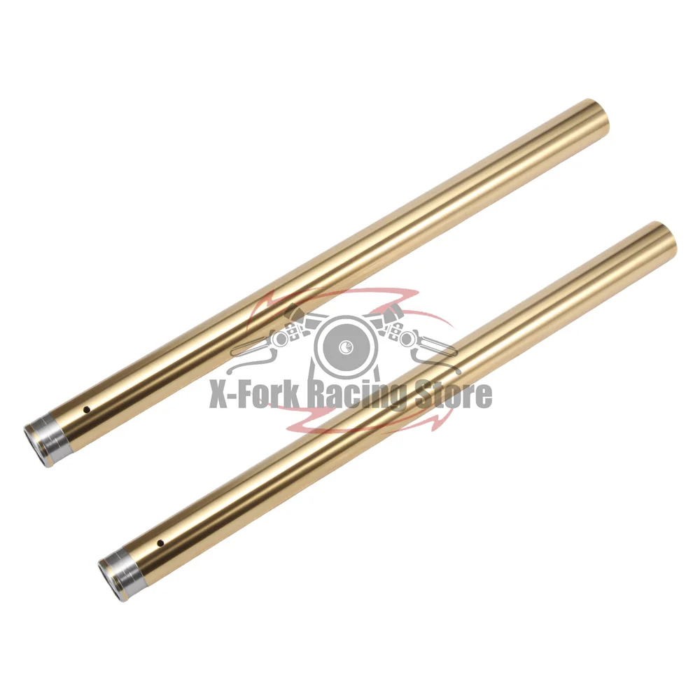 

Золотые/DLC золотые внутренние трубки передней вилки, амортизаторы для Honda CB1300SF SC40 1998-2000 51410-MBR-003, пара ножек вилки подвески