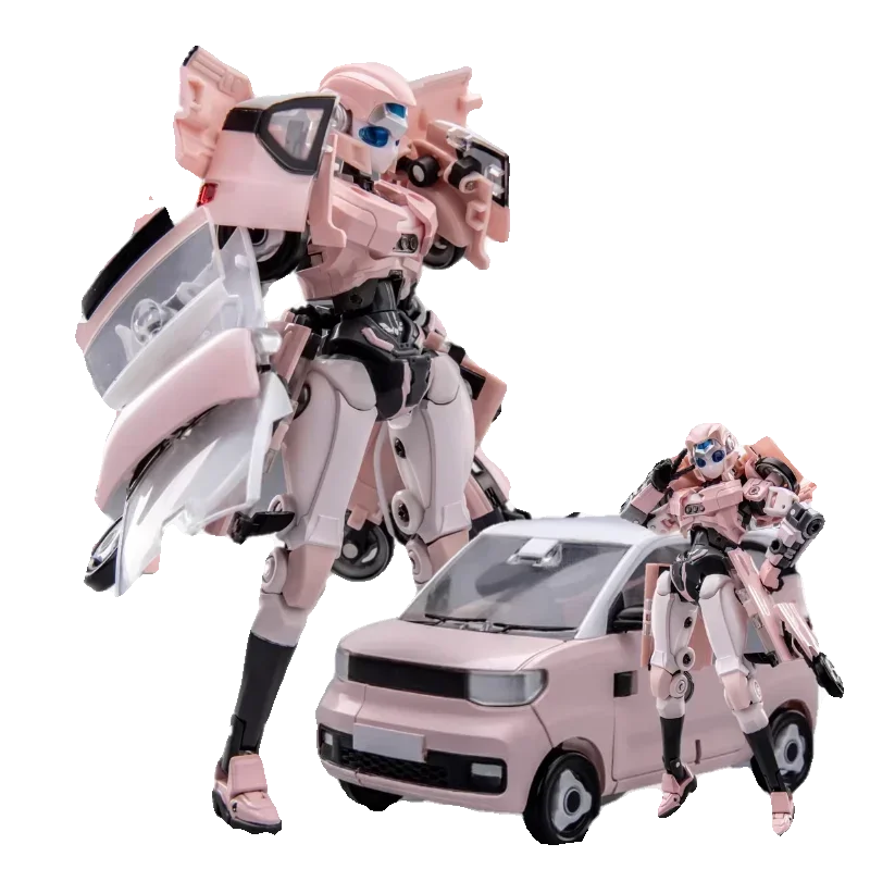 

IN STOCK Transformation Scifgure Industry MINI EV Nebula Mini Car Robots Action Figure kids boy birthday gift