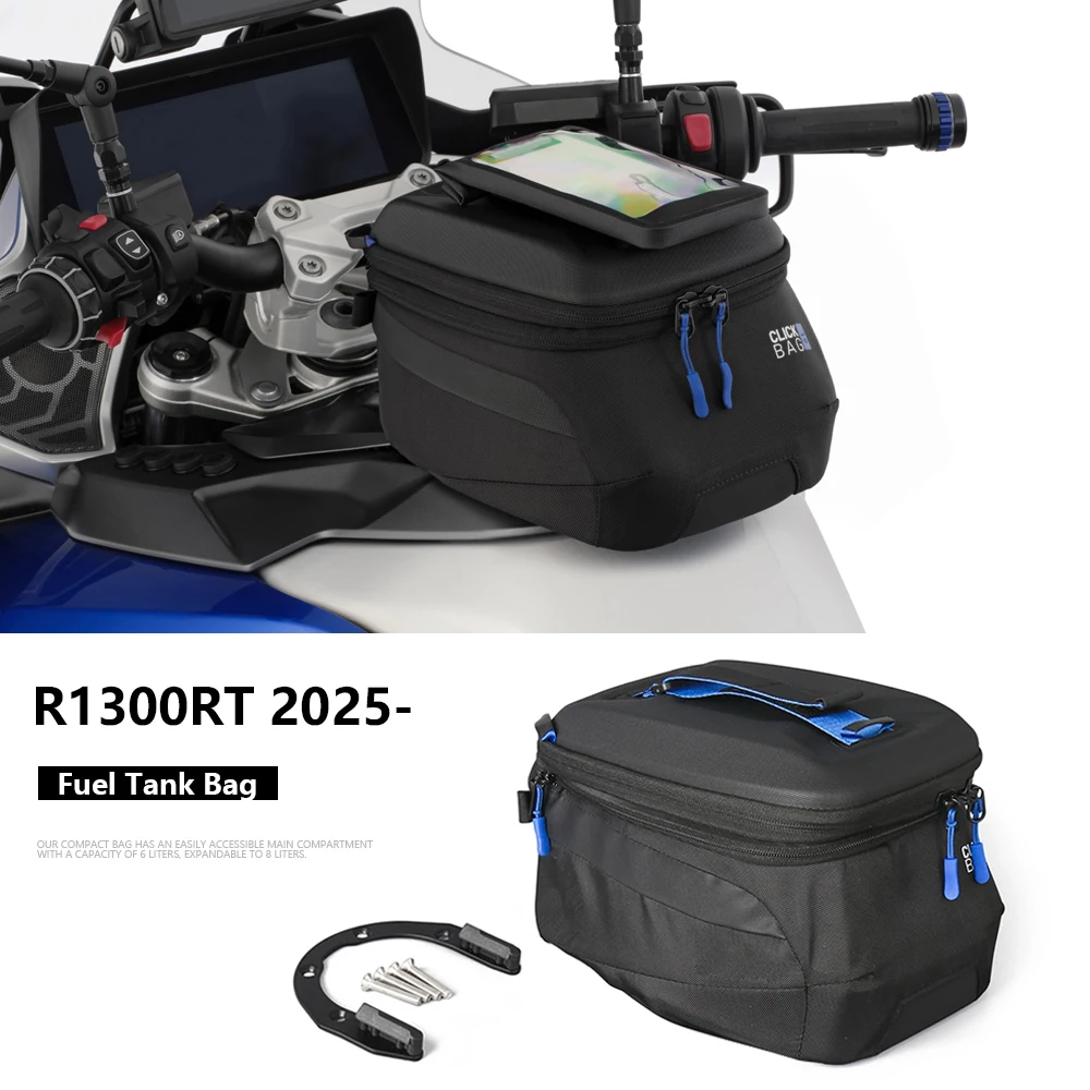 

Tank Bag FOR BMW R1300RT R 1300 RT R1300 RT 2025 2026 New Motorcycle Quick Release Fuel Tank Bag Kits RT1300 6L~8L Tank Bag Kit