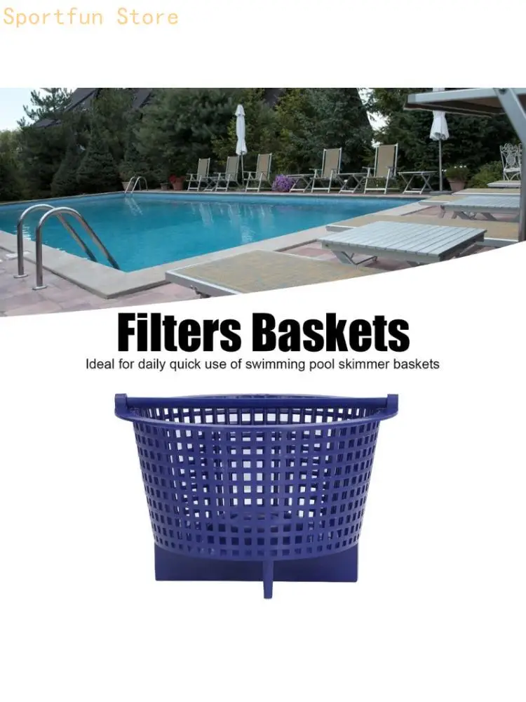 Plastic Pool and Spa Strainer Basket Insert, Openwall Debris Basket for Routine Hair and Floating Debris Control During Water