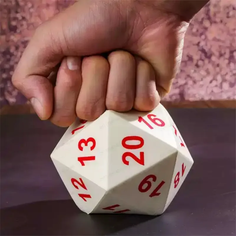 Customizable logo multi-sided dice, role-playing game, Dungeons & Dragons 80mm D20 foam dice