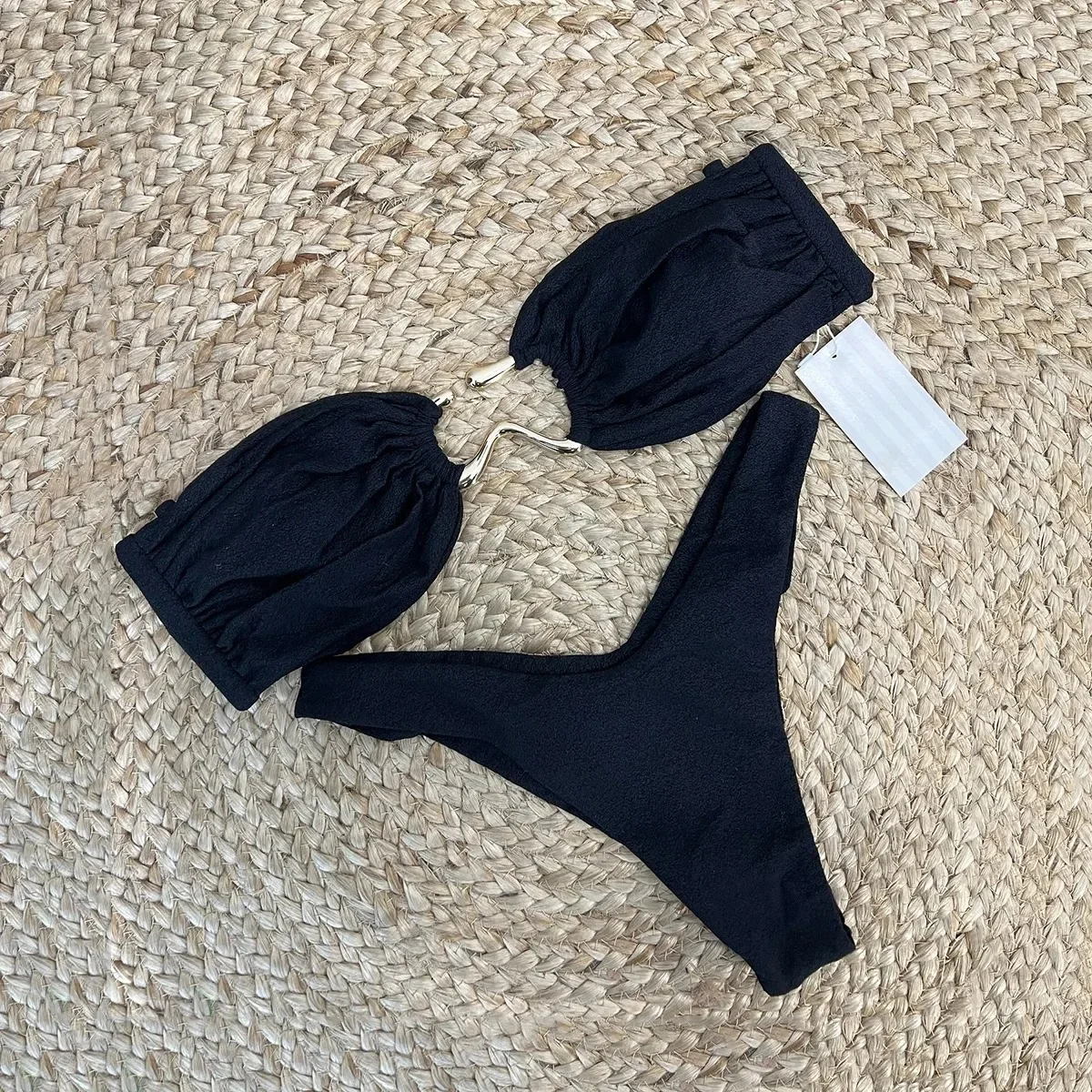 Bikini push-up seksowne damskie stroje kąpielowe 2024 stroje kąpielowe damskie brazylijskie bikini bandeau zestaw strój kąpielowy kostiumy kąpielowe