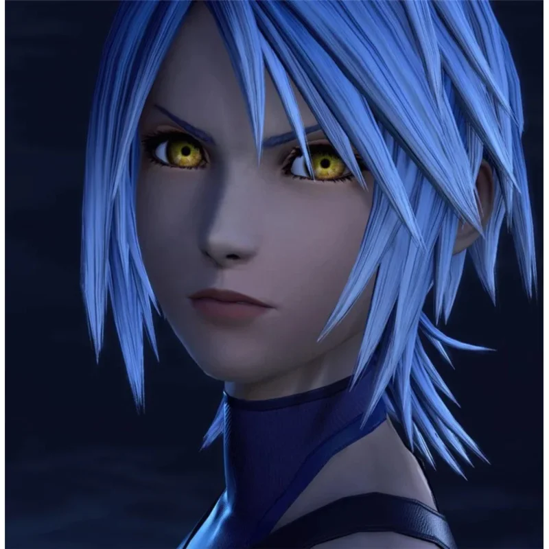 Didi 2025 2025 hhhKingdom Hearts III أكوا تأثيري لعب الأدوار حفلة لعيد الميلاد هالوين الأزرق 2019 جديد شعر مستعار أنيمي غانمي