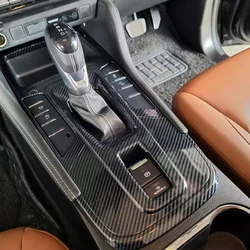 For Isuzu MU-X muX 2022 2023 2024 ABS Carbon Fiber Interior Accessories Car Center Console Gear Shift Panel Water cup Cover Trim