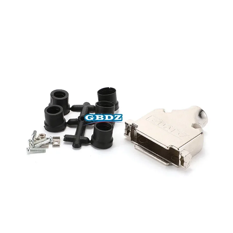 مطلية بالذهب 25 دبوس DB25 جاك المكونات المتوازية 3U 5U الصلبة دبوس لحام أمبير قذيفة معدنية 25P ذكر أنثى التوصيل