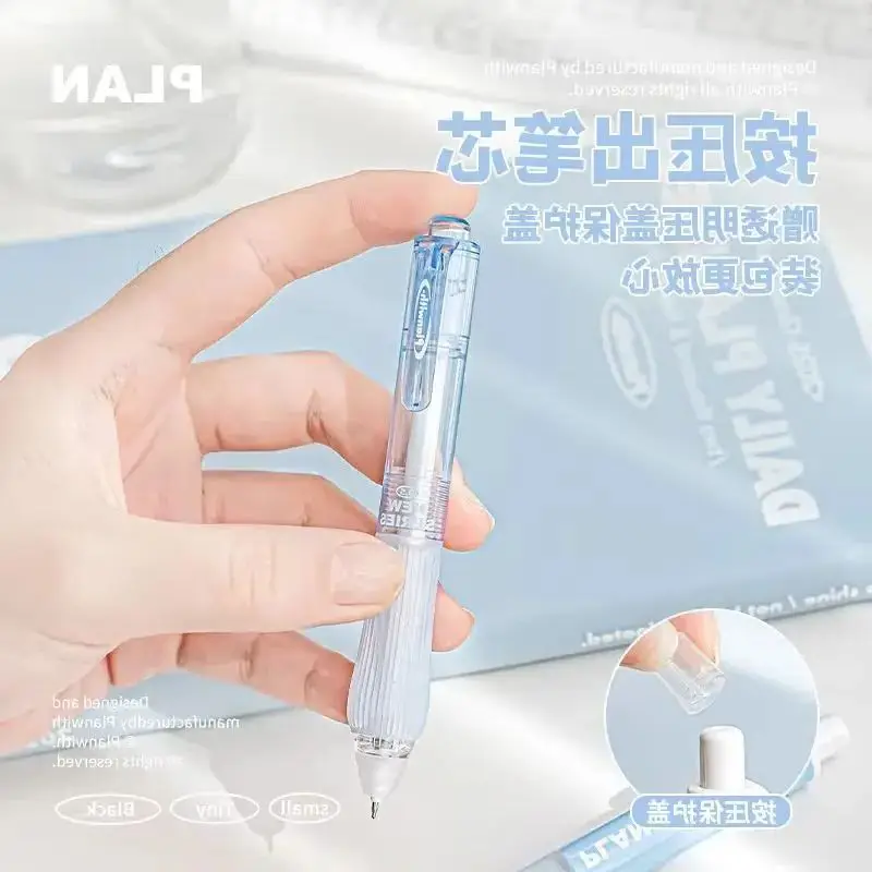 

Эстетическая гелевая ручка синего, серебристого цвета, гелевая ручка 0,5 мм, черные чернила, ручка для письма, канцелярские принадлежности, студенческие принадлежности, обратно в школу